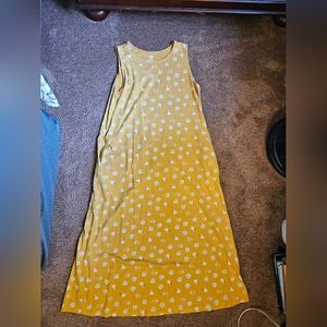 Uniqlo Tale of Genji Sleeveless Maxi Dress size medium